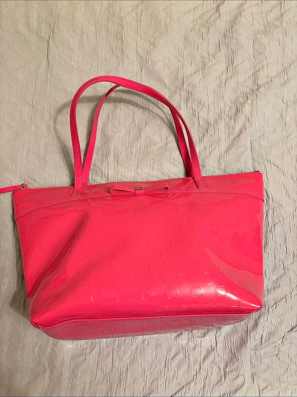 Kate Spade Polka Dot Tote in Pink